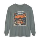 Don't Talk with a Stranger Unisex Garment-dyed Long Sleeve T-Shirt