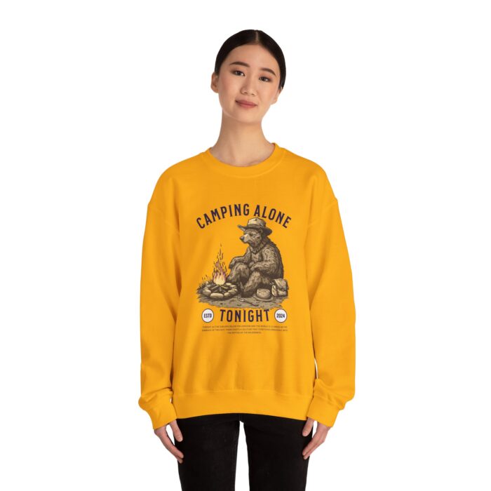Camping alone Unisex Heavy Blend™ Crewneck Sweatshirt - Image 24