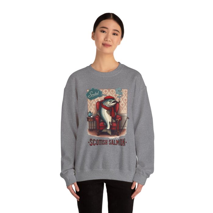Scottish Salmon Unisex Heavy Blend™ Crewneck Sweatshirt - Image 36