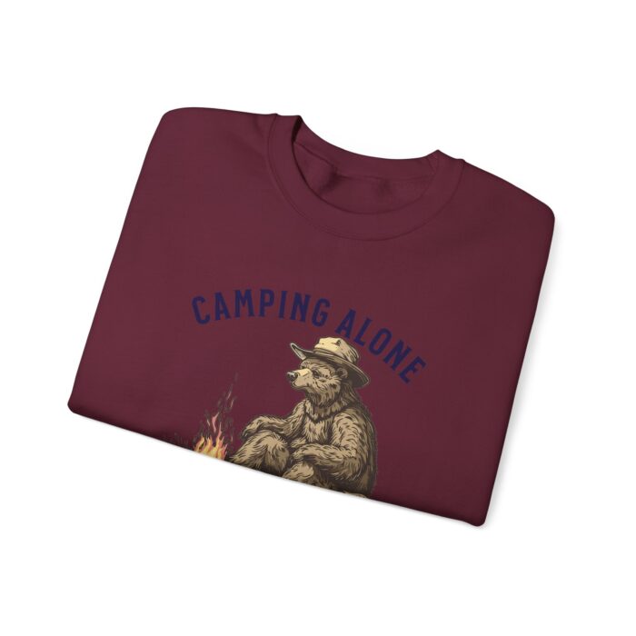 Camping alone Unisex Heavy Blend™ Crewneck Sweatshirt - Image 31