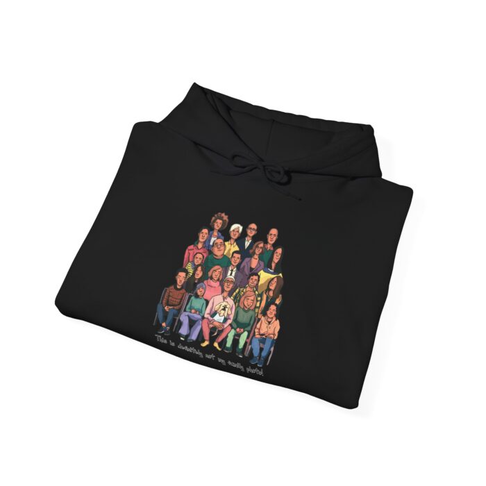 Definitely not my family photo Unisex Heavy Blend™ Hooded Sweatshirt - Image 32