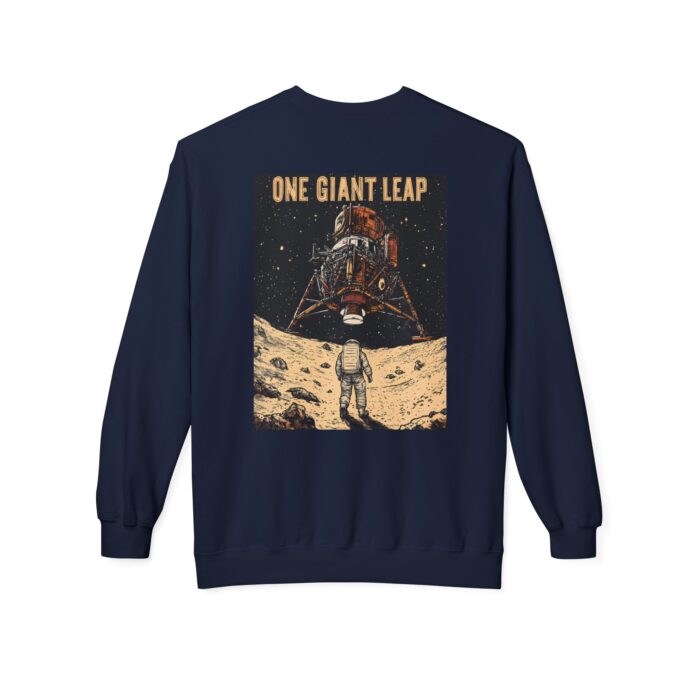One giant leap Unisex Midweight Softstyle Fleece Crewneck Sweatshirt - Image 14