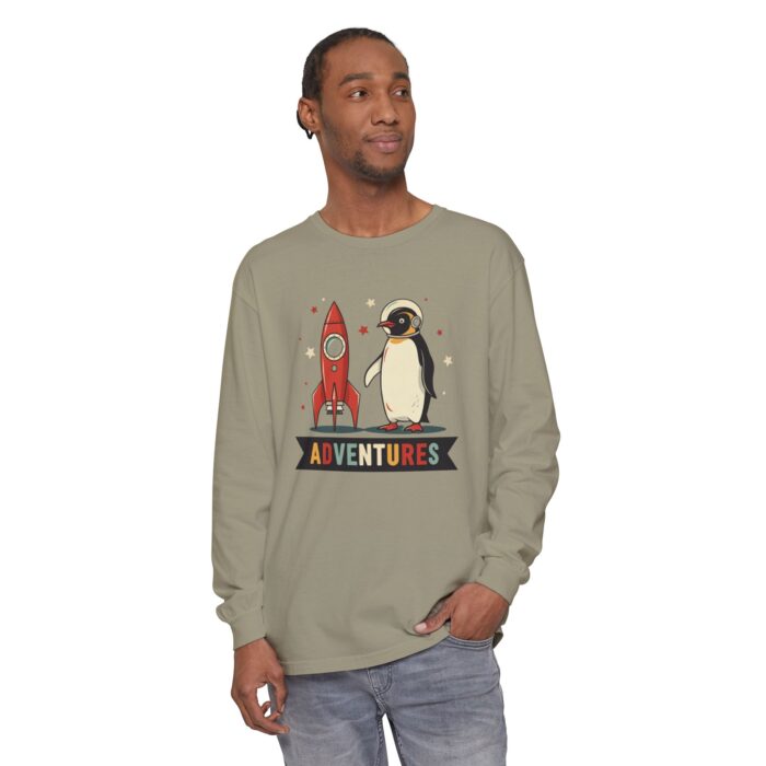 Adventures Unisex Garment-dyed Long Sleeve T-Shirt - Image 55