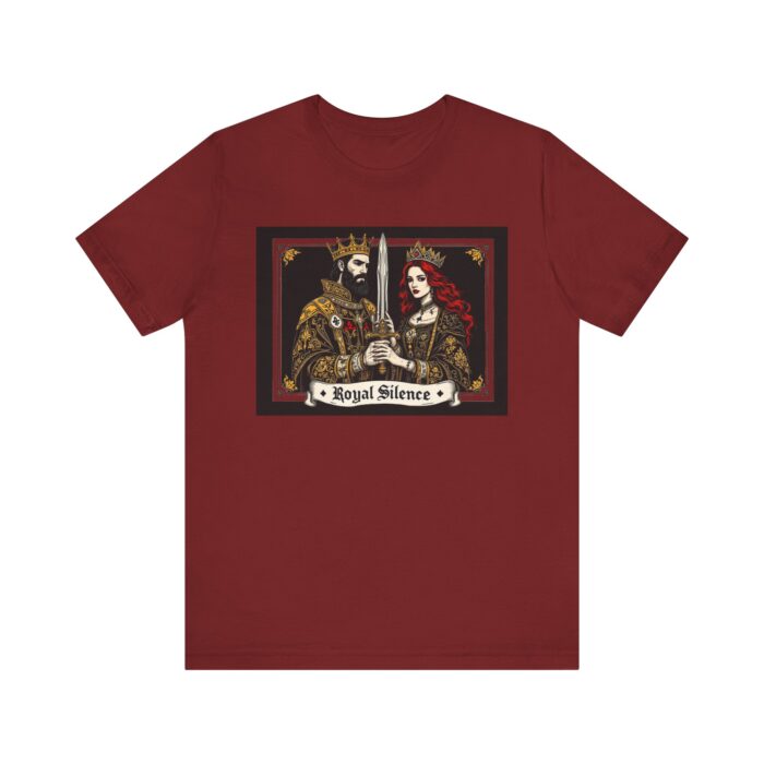 Royal Silence Graphic Tee, Gothic T-Shirt, King and Queen Shirt, Unisex Fashion Top, Drawstring Bag, Gift for Him/Her - Image 28