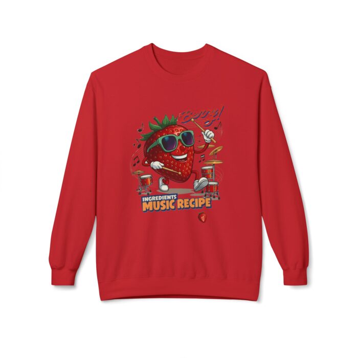 Berry Unisex Midweight Softstyle Fleece Crewneck Sweatshirt - Image 53
