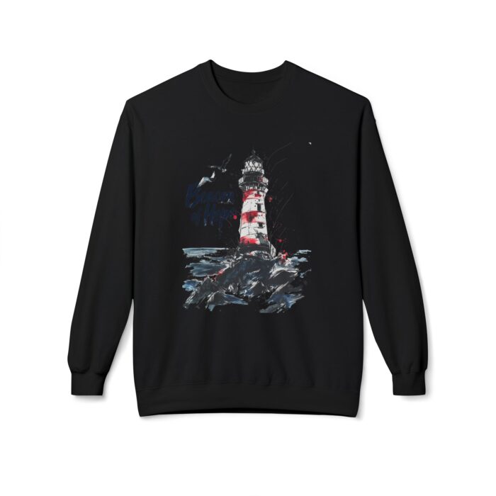 Beacon of Hope Unisex Midweight Softstyle Fleece Crewneck Sweatshirt - Image 13