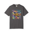 Unisex Garment-Dyed T-Shirt - Colorful 'King' Graphic Tee for Trendsetters