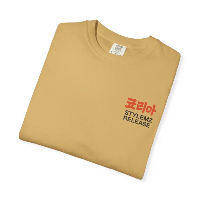 Unisex Garment-Dyed T-shirt - Korean Style Release Tee - Image 19