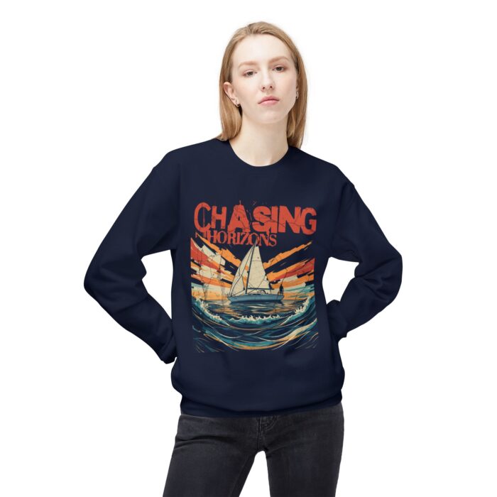 Chasing Horizons Unisex Midweight Softstyle Fleece Crewneck Sweatshirt - Image 51