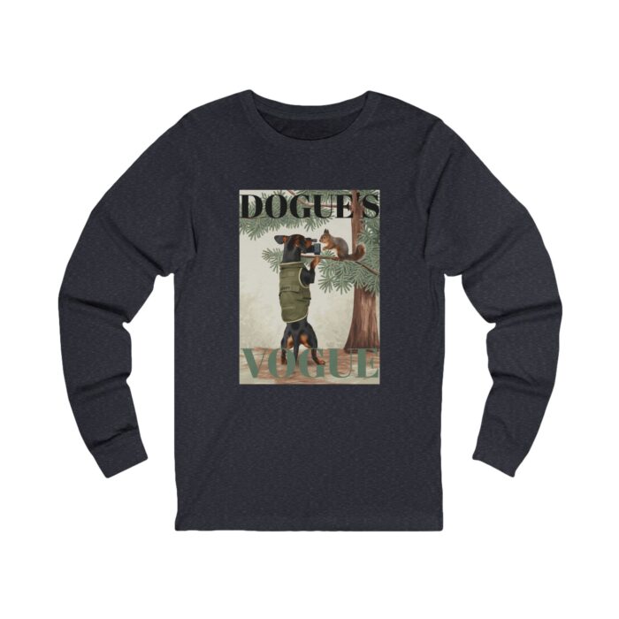 Dogue's Vogue Unisex Jersey Long Sleeve Tee - Image 23