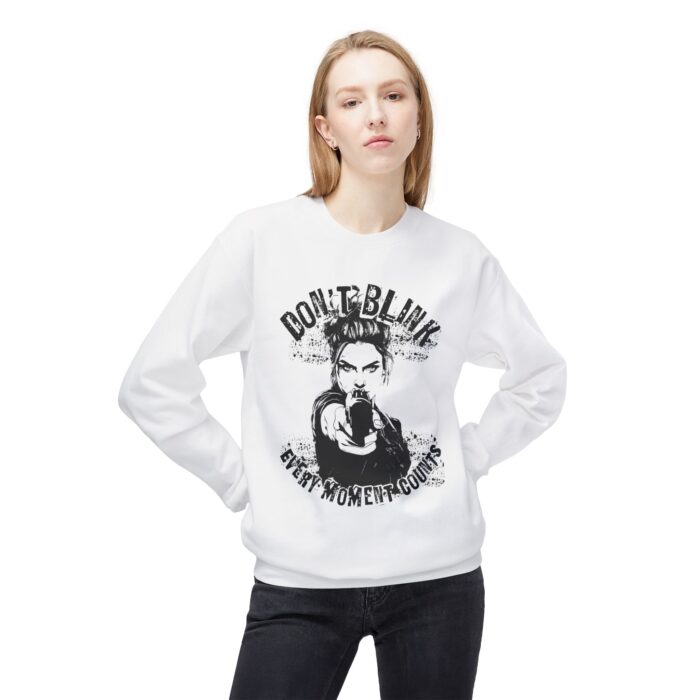 Don't Blink Unisex Midweight Softstyle Fleece Crewneck Sweatshirt - Image 15