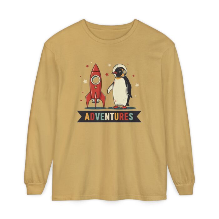 Adventures Unisex Garment-dyed Long Sleeve T-Shirt - Image 49