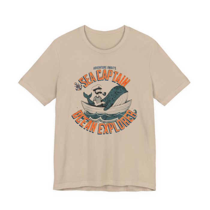 Sea Captain Adventure Tee, Unisex Jersey Shirt, Ocean Explorer T-shirt, Nautical Gift, Casual Wear, Summer Top - Image 11