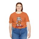Retro Cat Unisex Tee, Fun Cat Shirt, Summer Vibes T-Shirt, Gift for Cat Lovers, Cute Animal Apparel