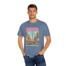 Seoul Inspired Unisex Garment-Dyed T-Shirt - Trendy Streetwear with Cityscape Design