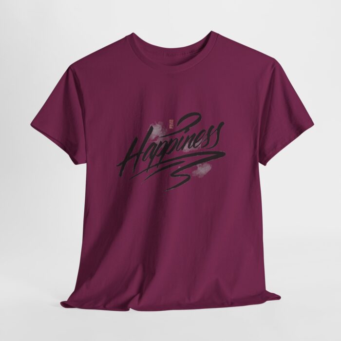 Happiness Unisex Heavy Cotton Tee - Comfortable Daily Wear - Image 42