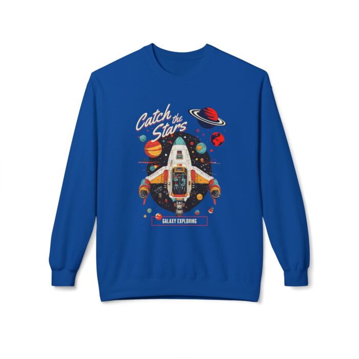 Catch the stars Unisex Midweight Softstyle Fleece Crewneck Sweatshirt - Image 49