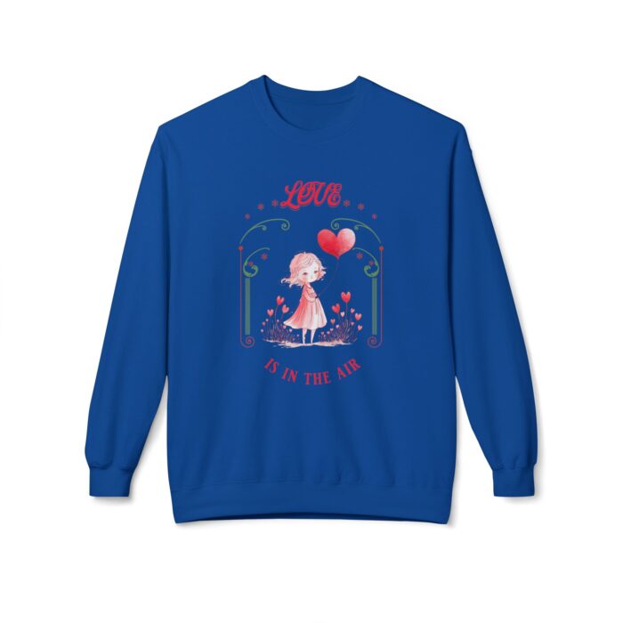 Love is in the air Unisex Midweight Softstyle Fleece Crewneck Sweatshirt - Image 49