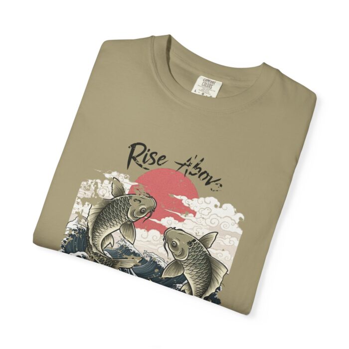 Rise above Unisex Garment-Dyed T-shirt - Image 11
