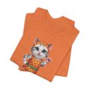 Retro Cat Unisex Tee, Fun Cat Shirt, Summer Vibes T-Shirt, Gift for Cat Lovers, Cute Animal Apparel