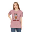 Retro Cat Unisex Tee, Fun Cat Shirt, Summer Vibes T-Shirt, Gift for Cat Lovers, Cute Animal Apparel