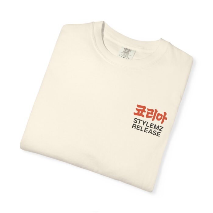 Unisex Garment-Dyed T-shirt - Korean Style Release Tee - Image 7