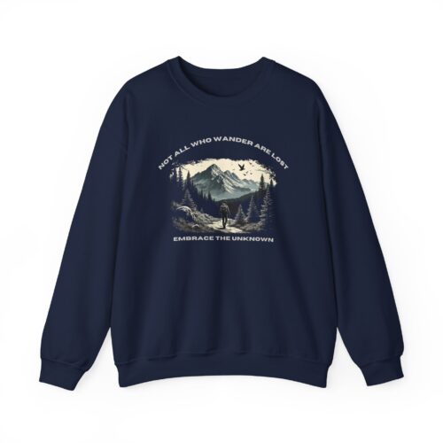 Not All Who Wander Are Lost Unisex Heavy Blend™ Crewneck Sweatshirt