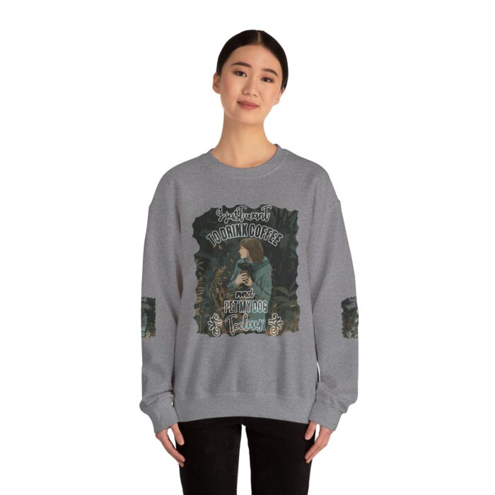 Pet my dog today Unisex Heavy Blend™ Crewneck Sweatshirt - Image 12