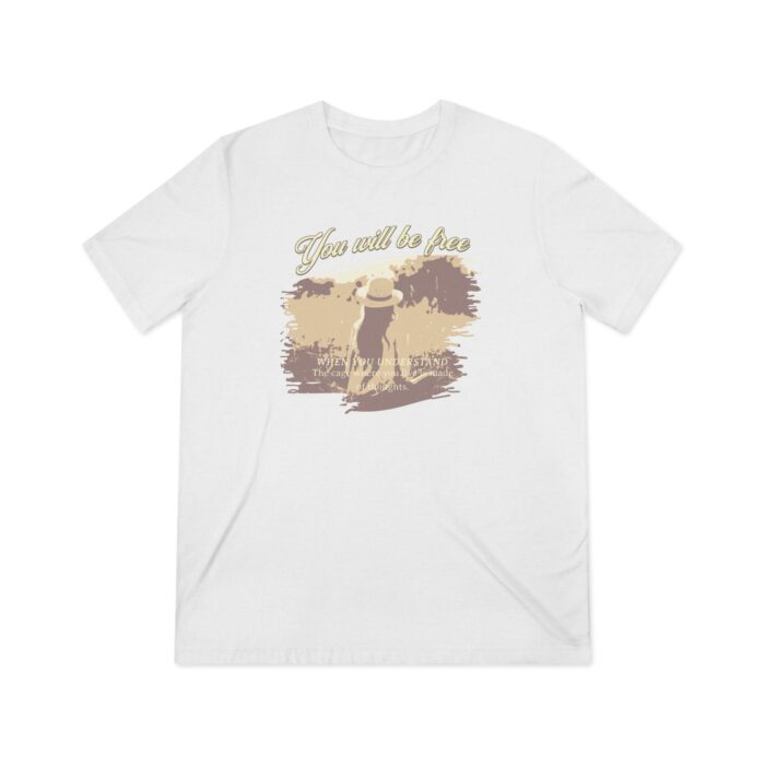 You will be free Unisex Triblend Tee - Image 25