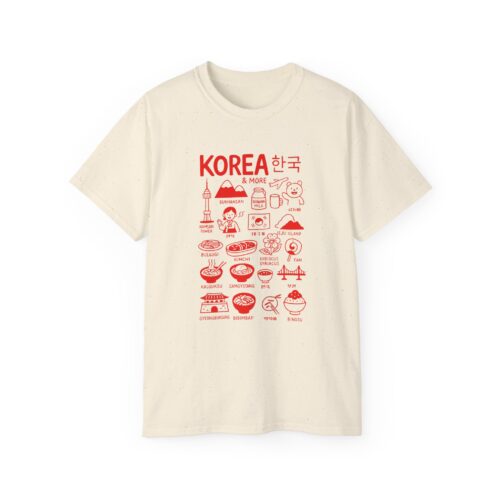 Korea Illustration Unisex Ultra Cotton Tee - Celebrate Culture & Travel