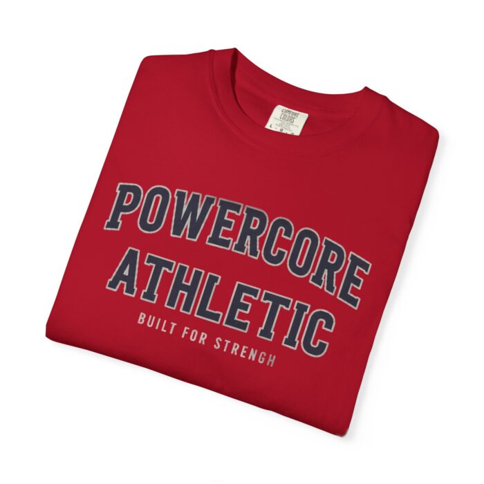 Powercore Athletic Unisex Garment-Dyed T-Shirt - Casual Workout Tee - Image 3