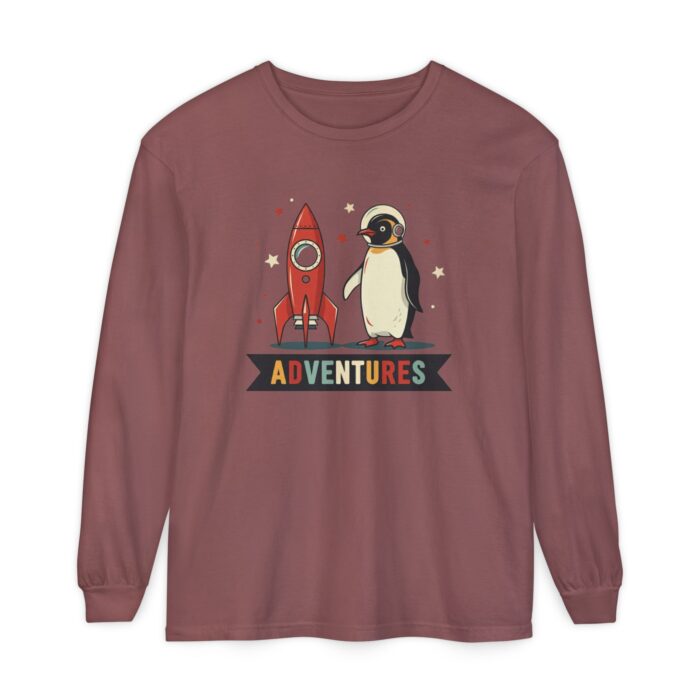 Adventures Unisex Garment-dyed Long Sleeve T-Shirt - Image 29