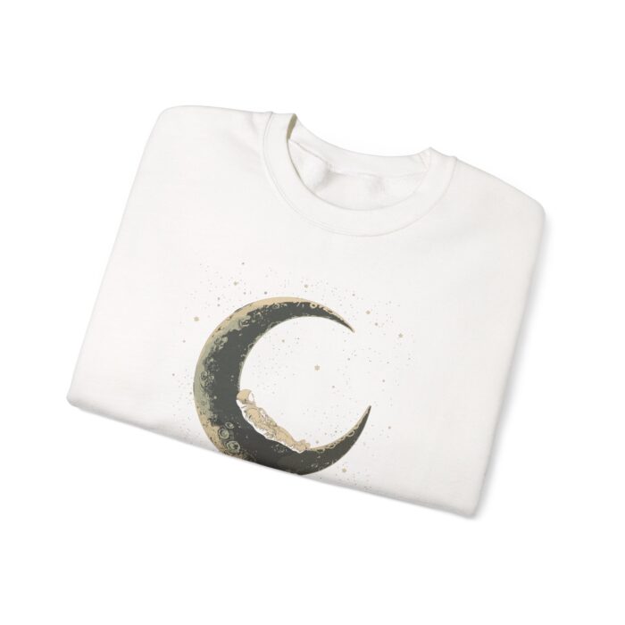 Astronaut Resting on the Moon  Unisex Heavy Blend™ Crewneck Sweatshirt - Image 18