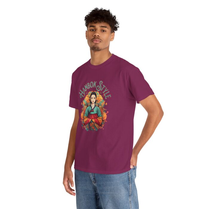 Hanbok Style Unisex Heavy Cotton Tee - Image 5