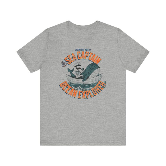 Sea Captain Adventure Tee, Unisex Jersey Shirt, Ocean Explorer T-shirt, Nautical Gift, Casual Wear, Summer Top - Image 13
