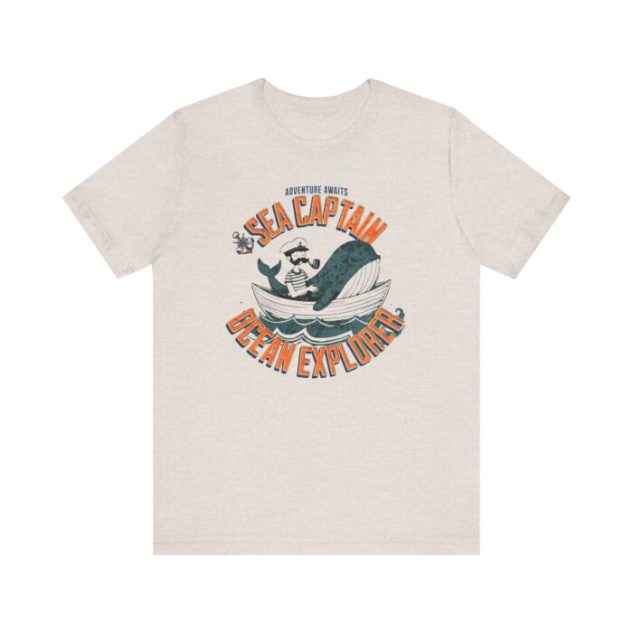 Sea Captain Adventure Tee, Unisex Jersey Shirt, Ocean Explorer T-shirt, Nautical Gift, Casual Wear, Summer Top - Image 5