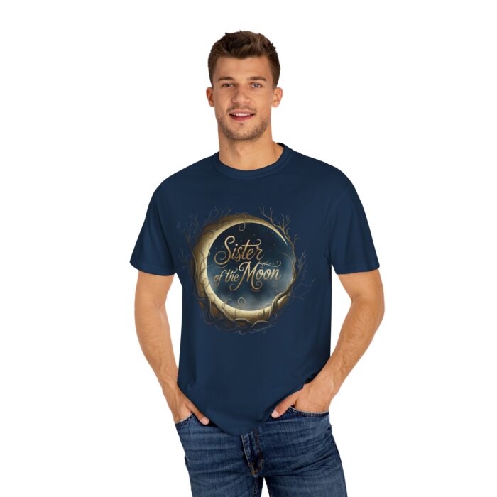 Moon Sister T-Shirt | Unisex Garment-Dyed Tee, Gift for Moon Lovers, Celestial Apparel, Astrology Shirt, Boho Fashion - Image 19