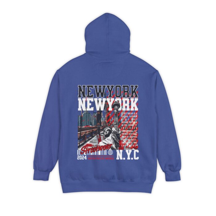 New York Streetwear Unisex Garment-Dyed Hoodie - Image 42