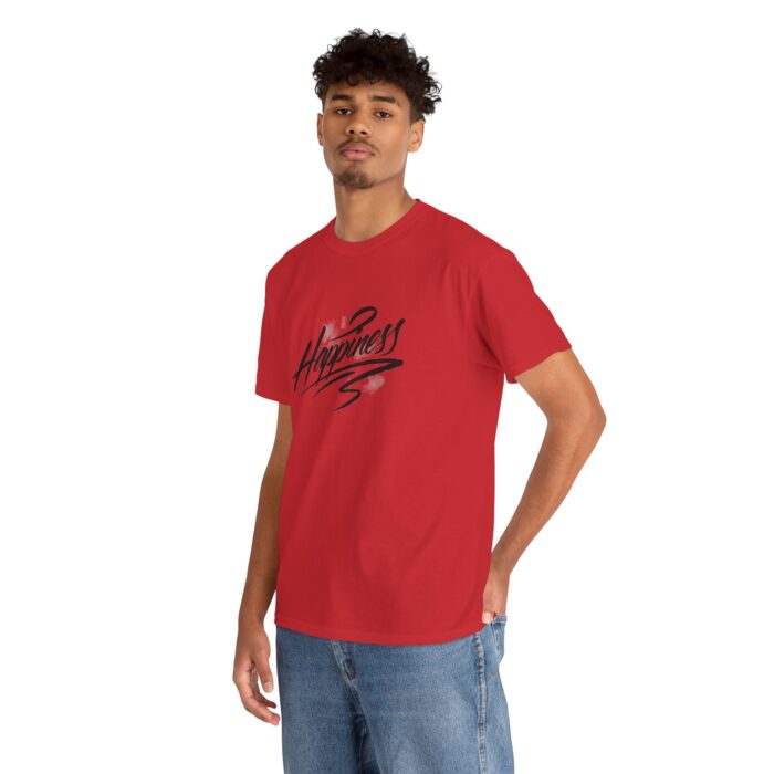 Happiness Unisex Heavy Cotton Tee - Comfortable Daily Wear - Image 28