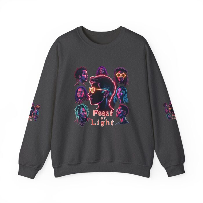 Feast of light Unisex Heavy Blend™ Crewneck Sweatshirt - Image 5