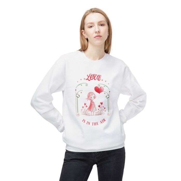 Love is in the air Unisex Midweight Softstyle Fleece Crewneck Sweatshirt - Image 15