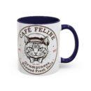 Grumpy Cat Accent Coffee Mug | Cat Lover Gift, Unique Coffee Cup, Pet-Themed Kitchenware, Café Decor, Funny Cat Mug