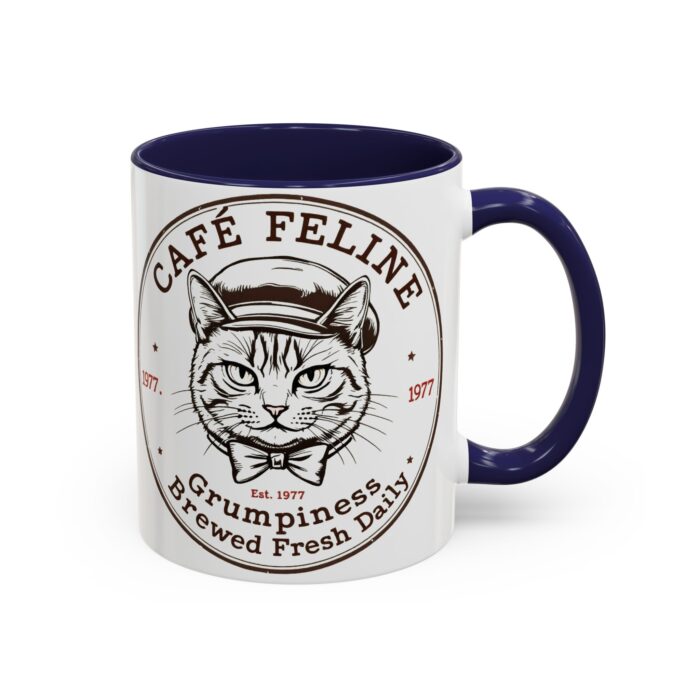 Grumpy Cat Accent Coffee Mug | Cat Lover Gift, Unique Coffee Cup, Pet-Themed Kitchenware, Café Decor, Funny Cat Mug - Image 12