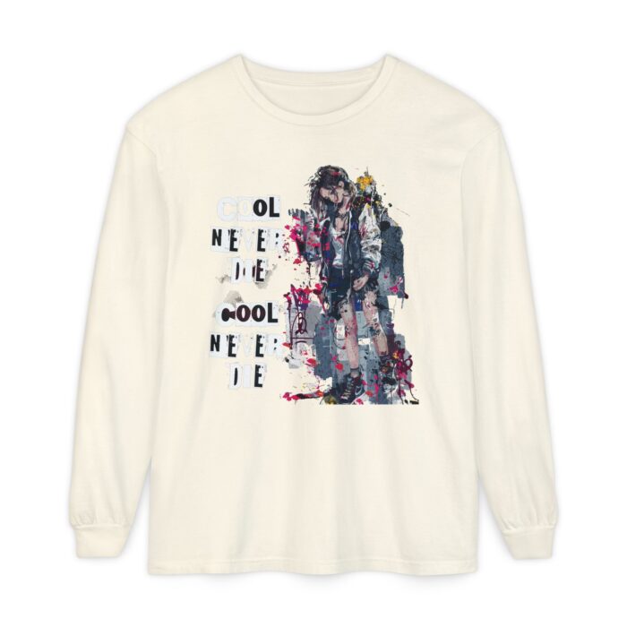 Cool never die Garment-dyed Long Sleeve T-Shirt - Image 21