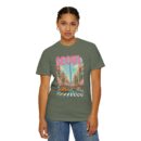 Seoul Inspired Unisex Garment-Dyed T-Shirt - Trendy Streetwear with Cityscape Design