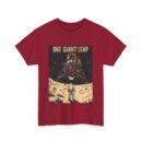 Moon Landing Adventure Tee - Unisex Heavy Cotton T-Shirt, Space Exploration Gift, Astronomy Shirt, Vintage Style Tee, One Giant Leap Design