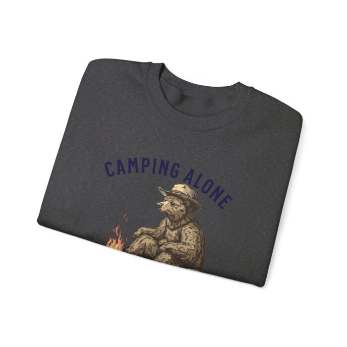 Camping alone Unisex Heavy Blend™ Crewneck Sweatshirt - Image 43