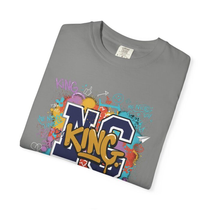 Unisex Garment-Dyed T-Shirt - Colorful 'King' Graphic Tee for Trendsetters - Image 47