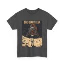 Moon Landing Adventure Tee - Unisex Heavy Cotton T-Shirt, Space Exploration Gift, Astronomy Shirt, Vintage Style Tee, One Giant Leap Design