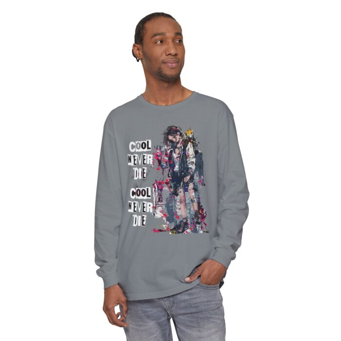 Cool never die Garment-dyed Long Sleeve T-Shirt - Image 39